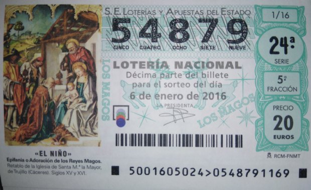 Sorteo de Lotería del Niño 2016