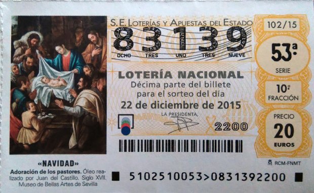 Loteria de Navidad 2015