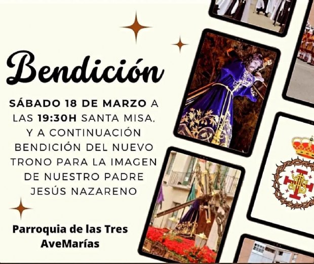 Bendición nuevo trono Nuestro Padre Jesus