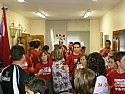 La Hermandad del Santisimo Cristo del Calvario de Almassora (Castellón) visitó nuestra sede