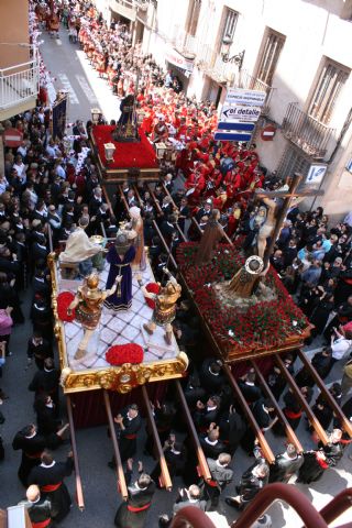 Encuentro con la Hermandad de Jesús en el Calvario. Viernes Santo medio día 2014 - 23