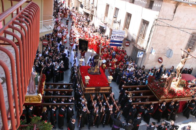 Encuentro con la Hermandad de Jesús en el Calvario. Viernes Santo medio día 2014 - 2