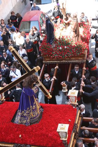 Encuentro con la Hermandad de Jesús en el Calvario. Viernes Santo medio día 2014 - 15