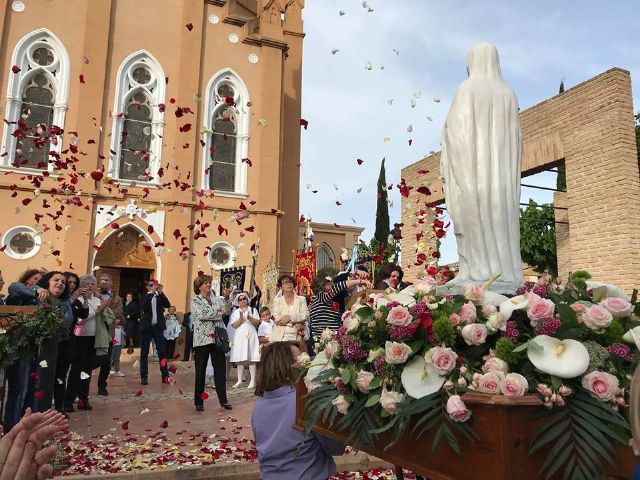 Recibimiento a la Virgen de Lourdes en su visita a Totana - 7